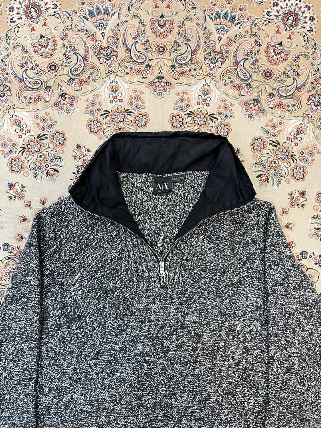 알마니 익스체인지 12aw 후드디테일 니트 상품이미지2