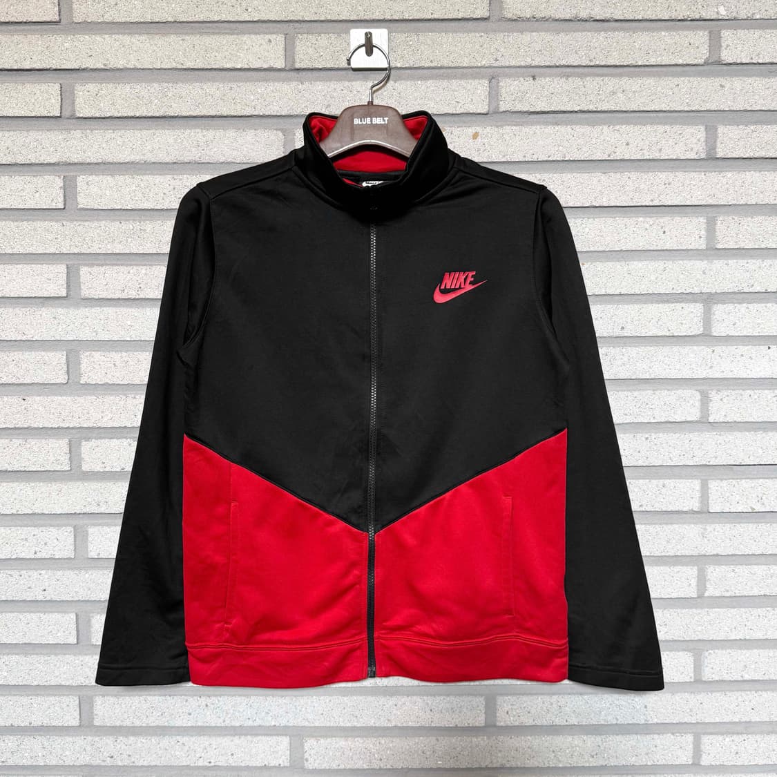 나이키 올드스쿨 져지 트랙탑 배색 레드블랙 상품이미지1