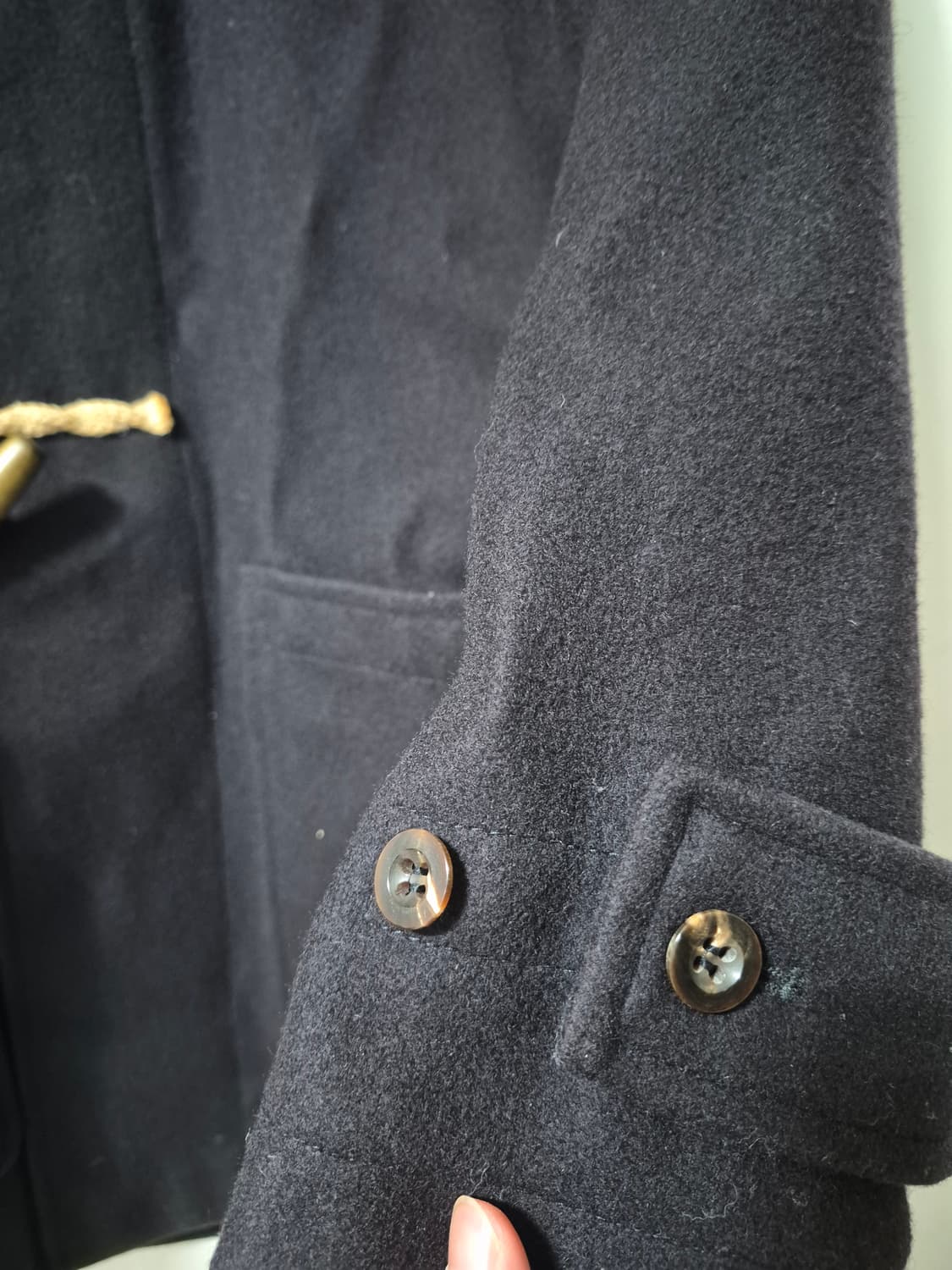 (42) 글로버올 후디드 더플코트 블랙 상품이미지4