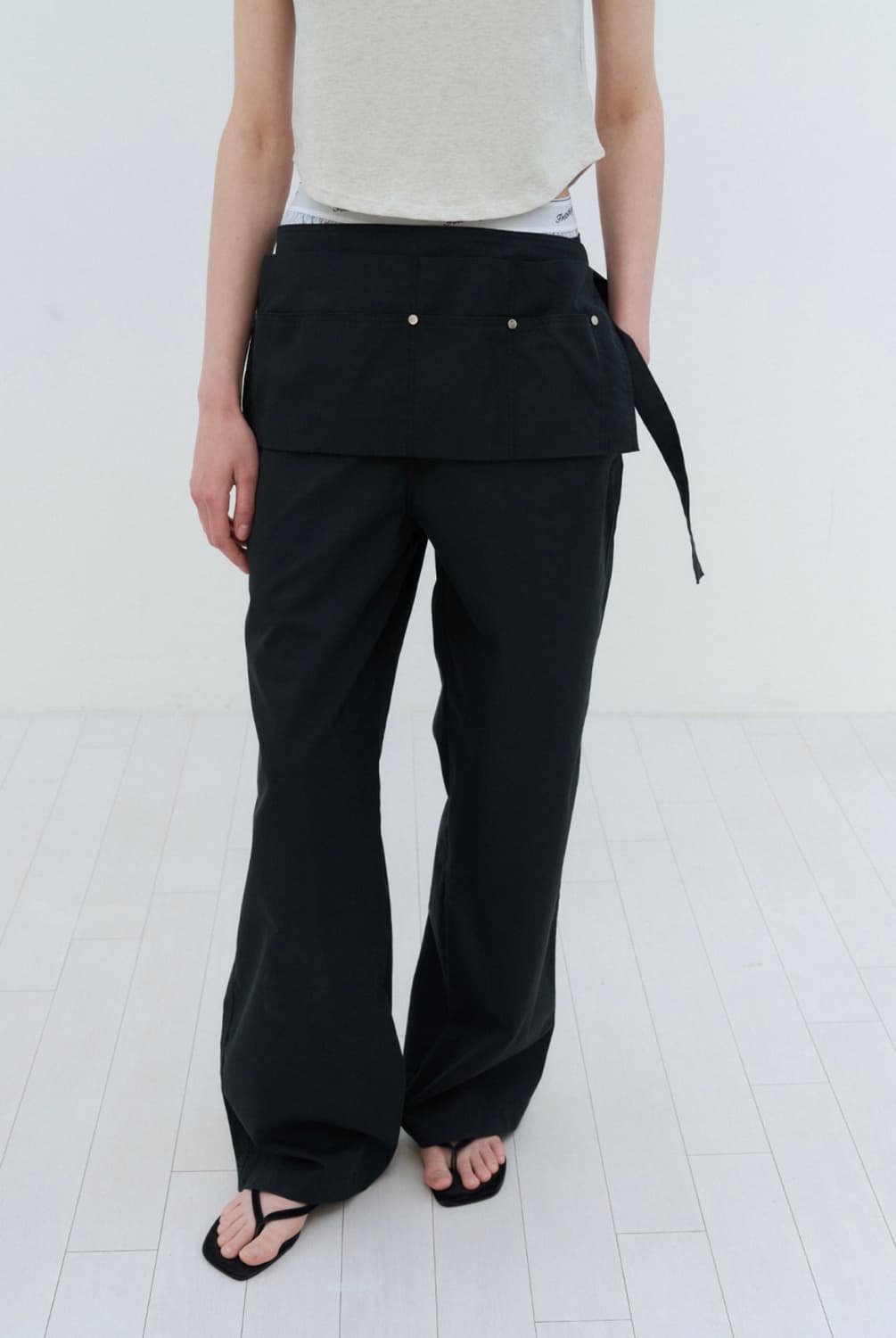 포에토 셀프 워크팬츠 세트  / black (L size) 상품이미지2