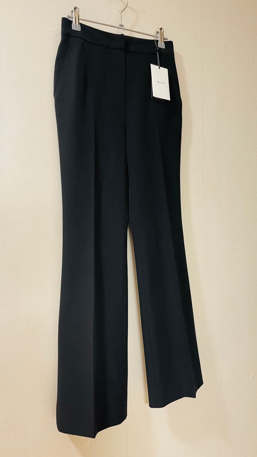 택달린새상품) 메비 MÉHVIE 블랙 부츠컷 슬랙스. 정가 12만원대.  상품이미지3