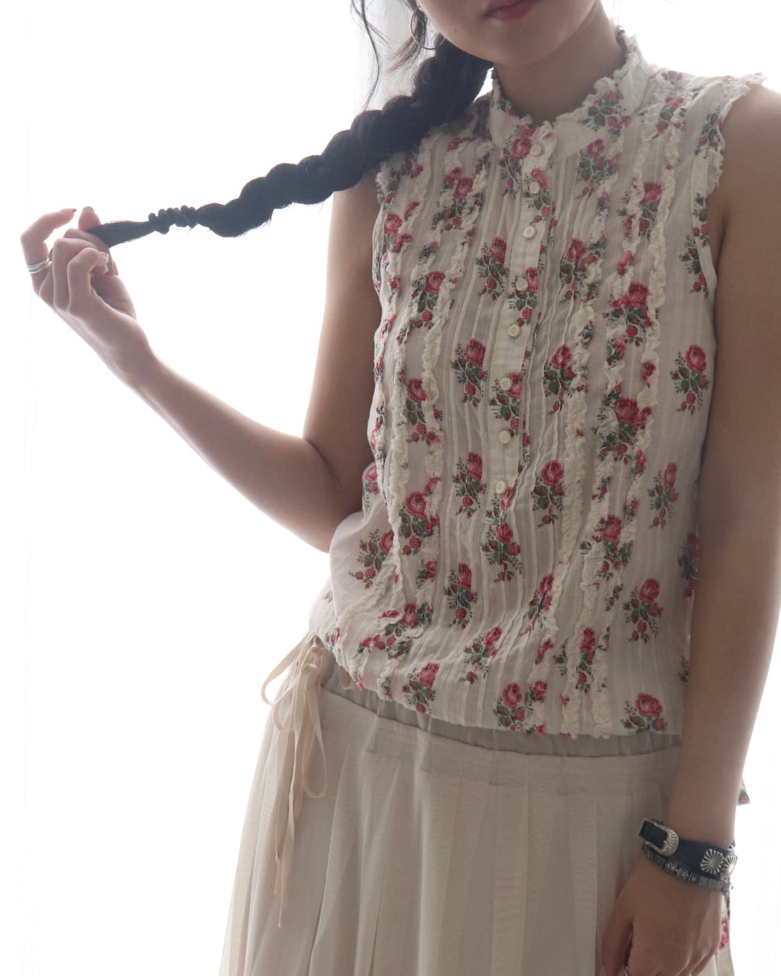 [Hysteric Glamour] Floral Lace Blouse 상품이미지1