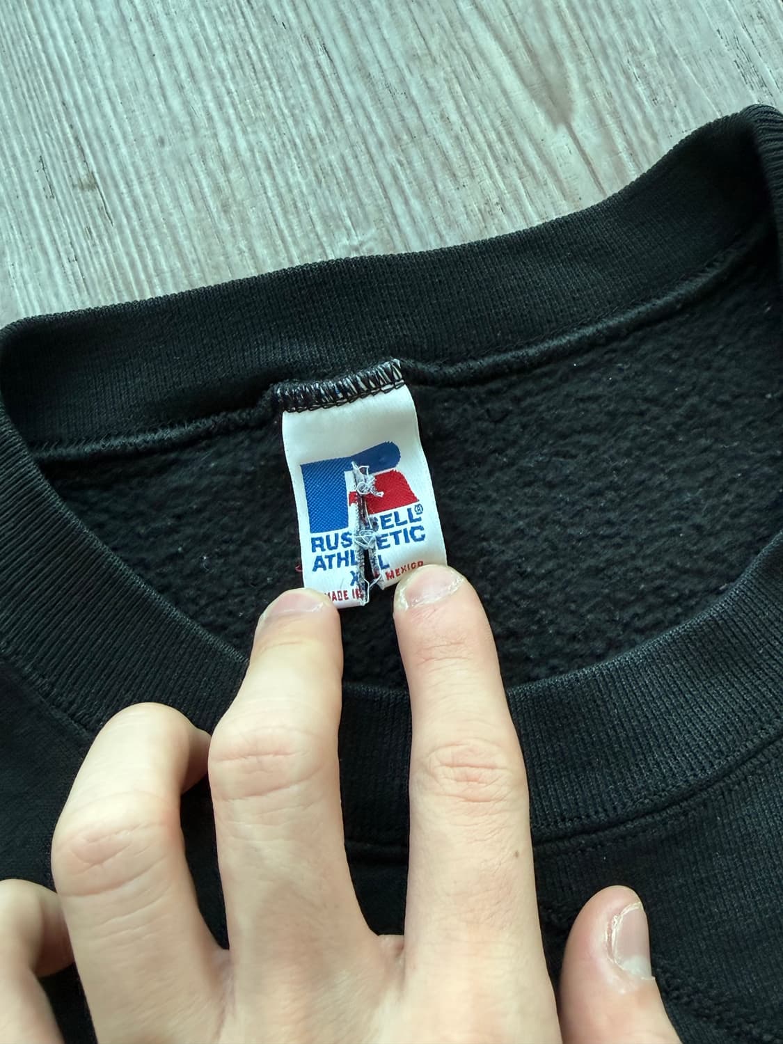 [xl] russell athletic sweat black 상품이미지3