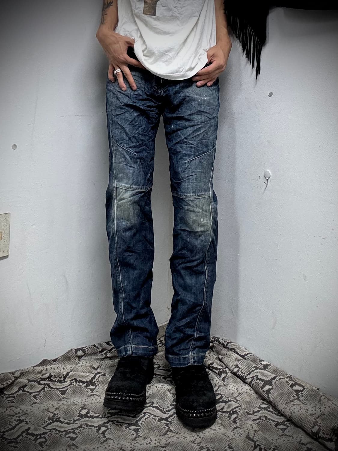 “BOBSON” Y2K Curve Pants 상품이미지5