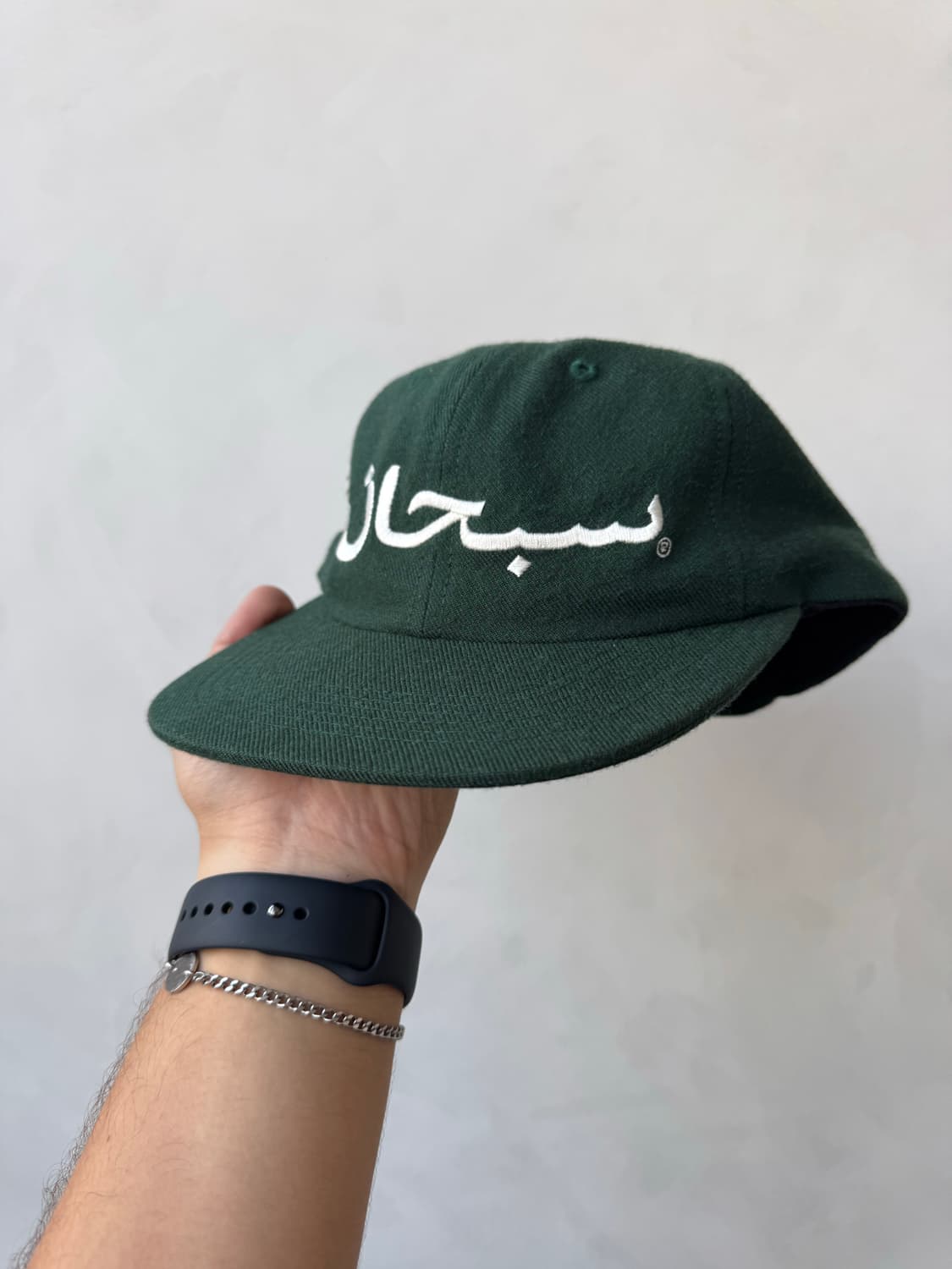 Fw17 슈프림 아라빅 로고 캡 상품이미지3