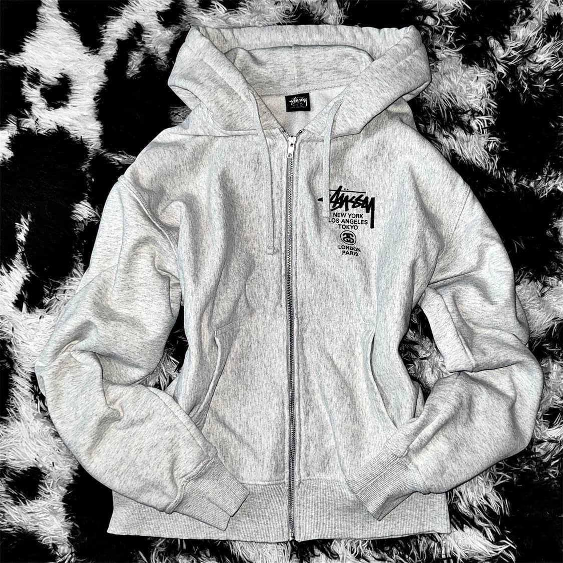 STUSSY 2023 월드투어 후드집업 상품이미지2