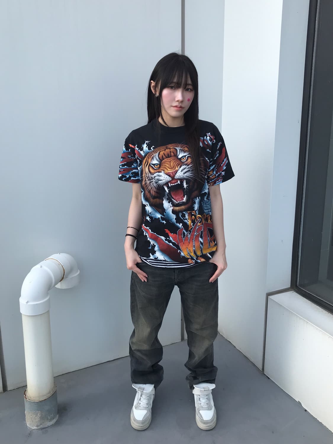 Rock Eagle Tiger Graphic Tee 상품이미지1
