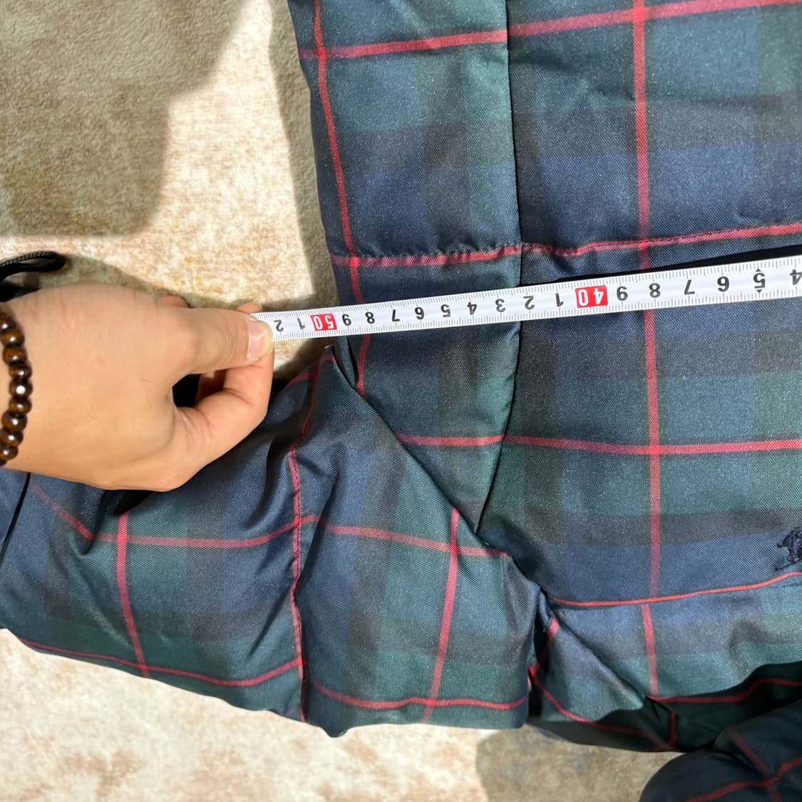 폴로 타탄체크 블랙포니 후드패딩 상품이미지7