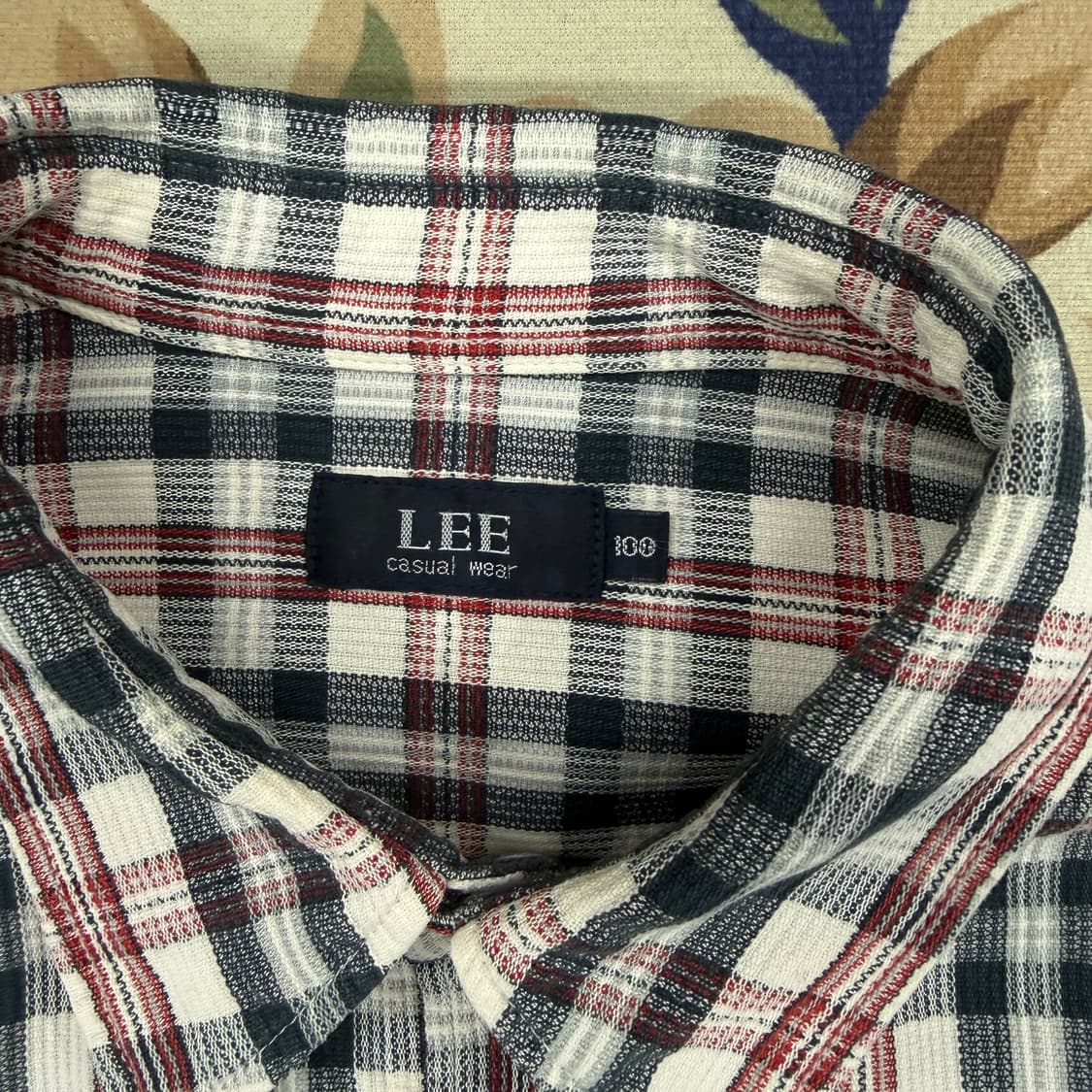 (L)90s 리 Lee 투포켓 체크셔츠 상품이미지2