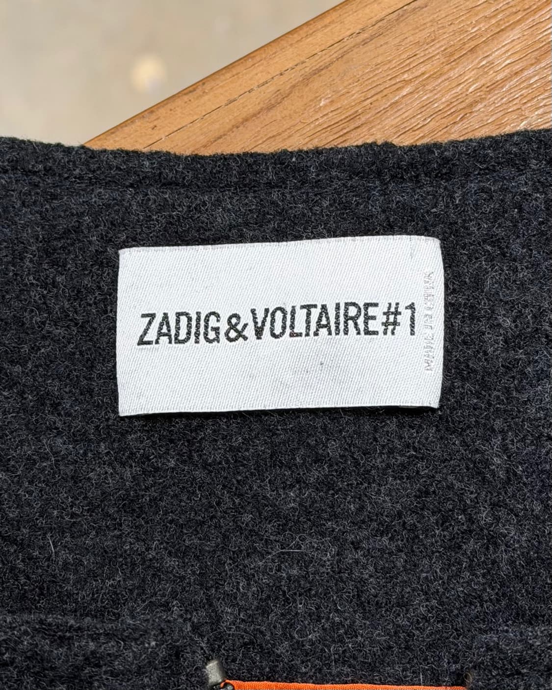 쟈딕앤볼테르 차콜 울 포켓 집업 자켓 상품이미지7