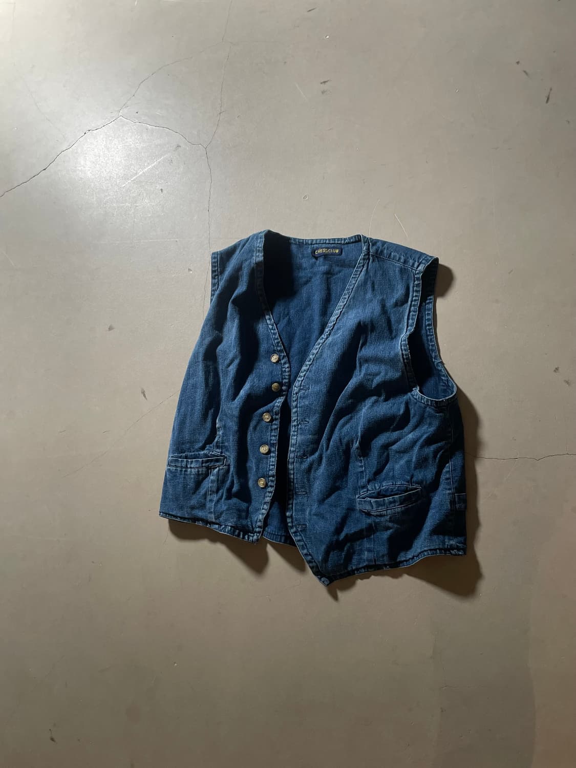 Vintage Denim Vest 상품이미지1