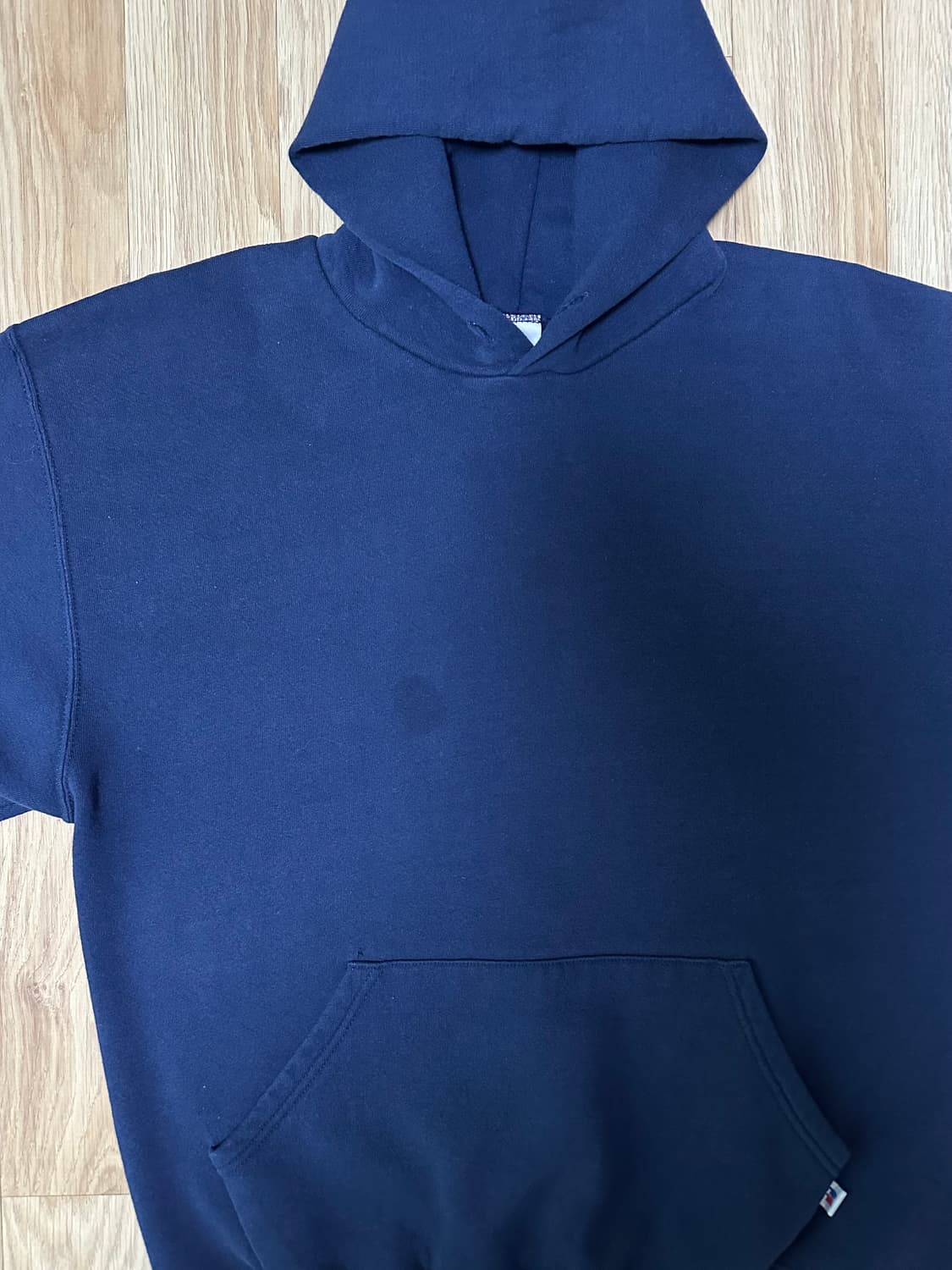 90s 빈티지 러셀 후드 네이비 L 상품이미지7