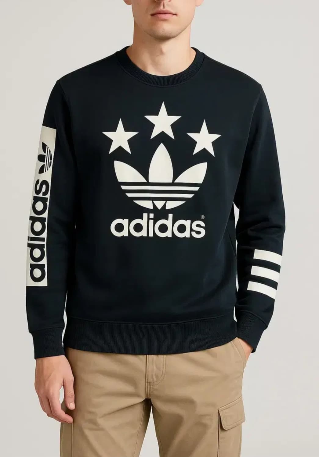 ]아디다스 오리지널 스트릿로고 크루  기모 맨투맨 105 상품이미지9