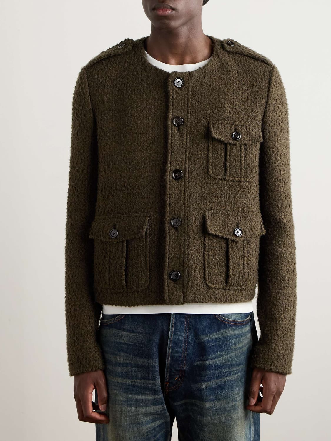 [박보검님 착용] 셀린느 25fw 캐시미어 부클레 자켓 상품이미지2