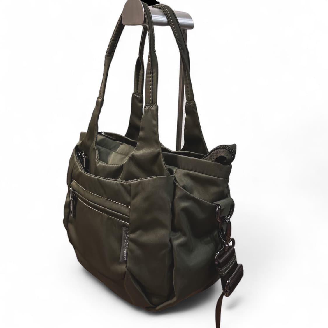 요지 야마모토 Y'SACCS 투웨이 숄더백 카키 상품이미지5