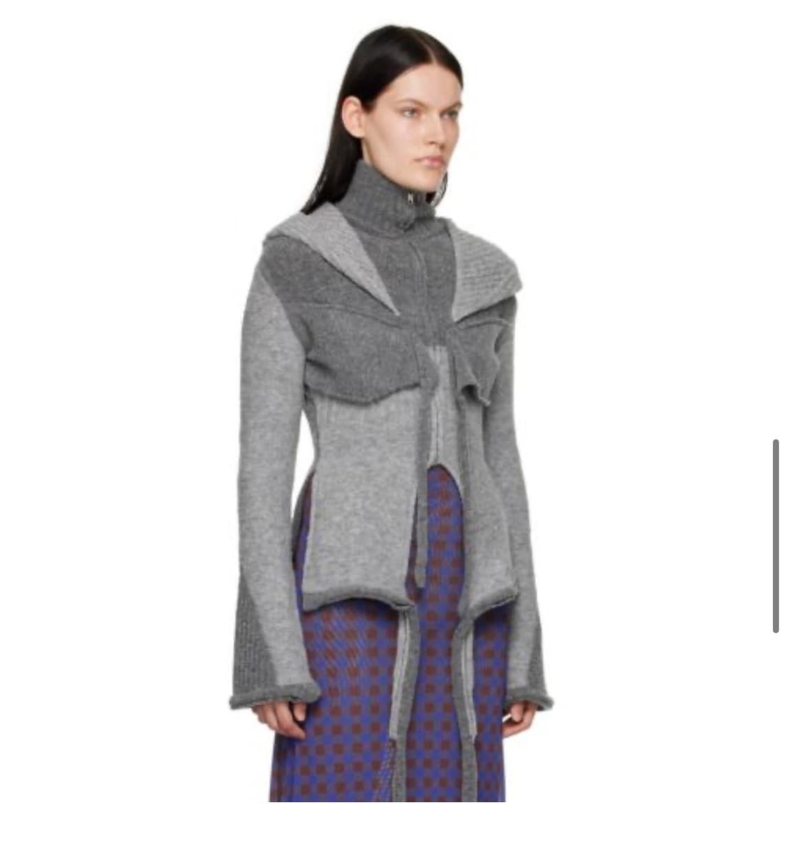 ottolinger gray hooded cardian 상품이미지2