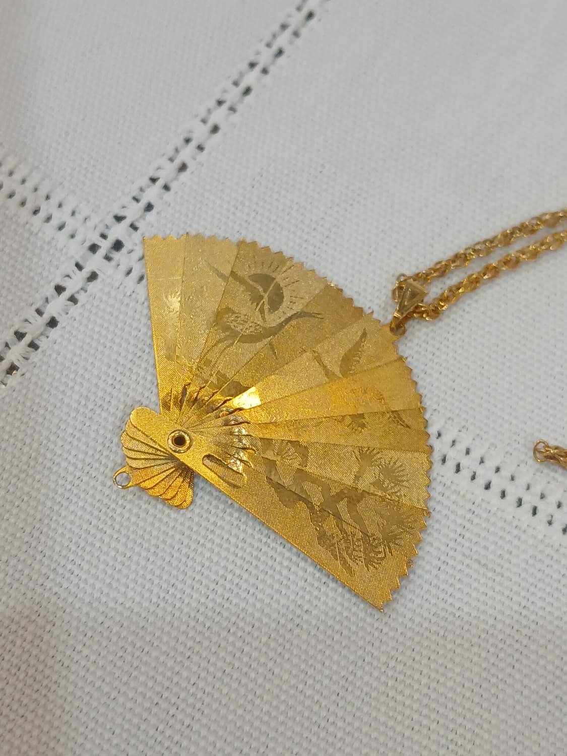 빈티지 부채 목걸이  상품이미지2