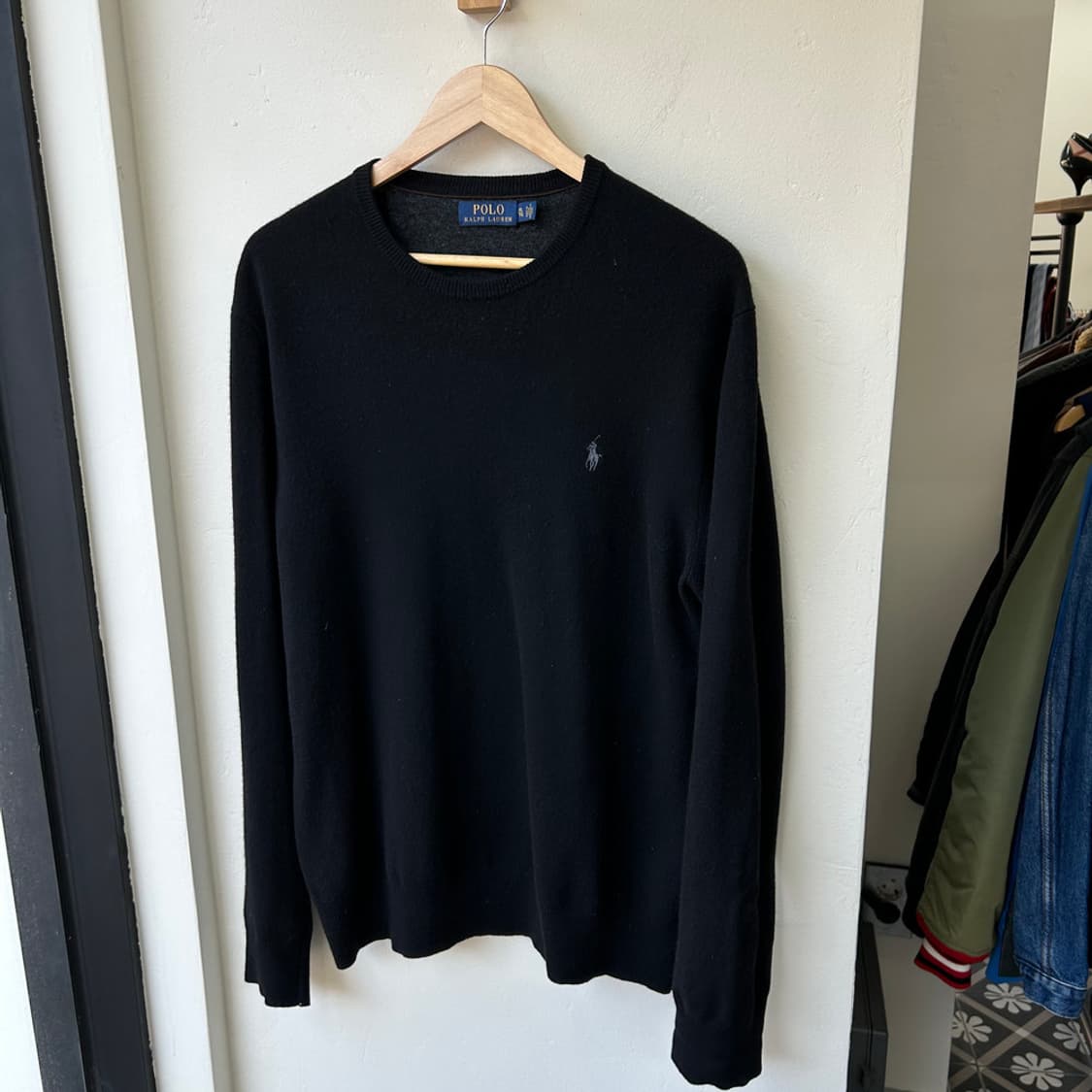 16641 - 폴로 랄프로렌 블랙 울 니트 (메리노 울) 상품이미지2