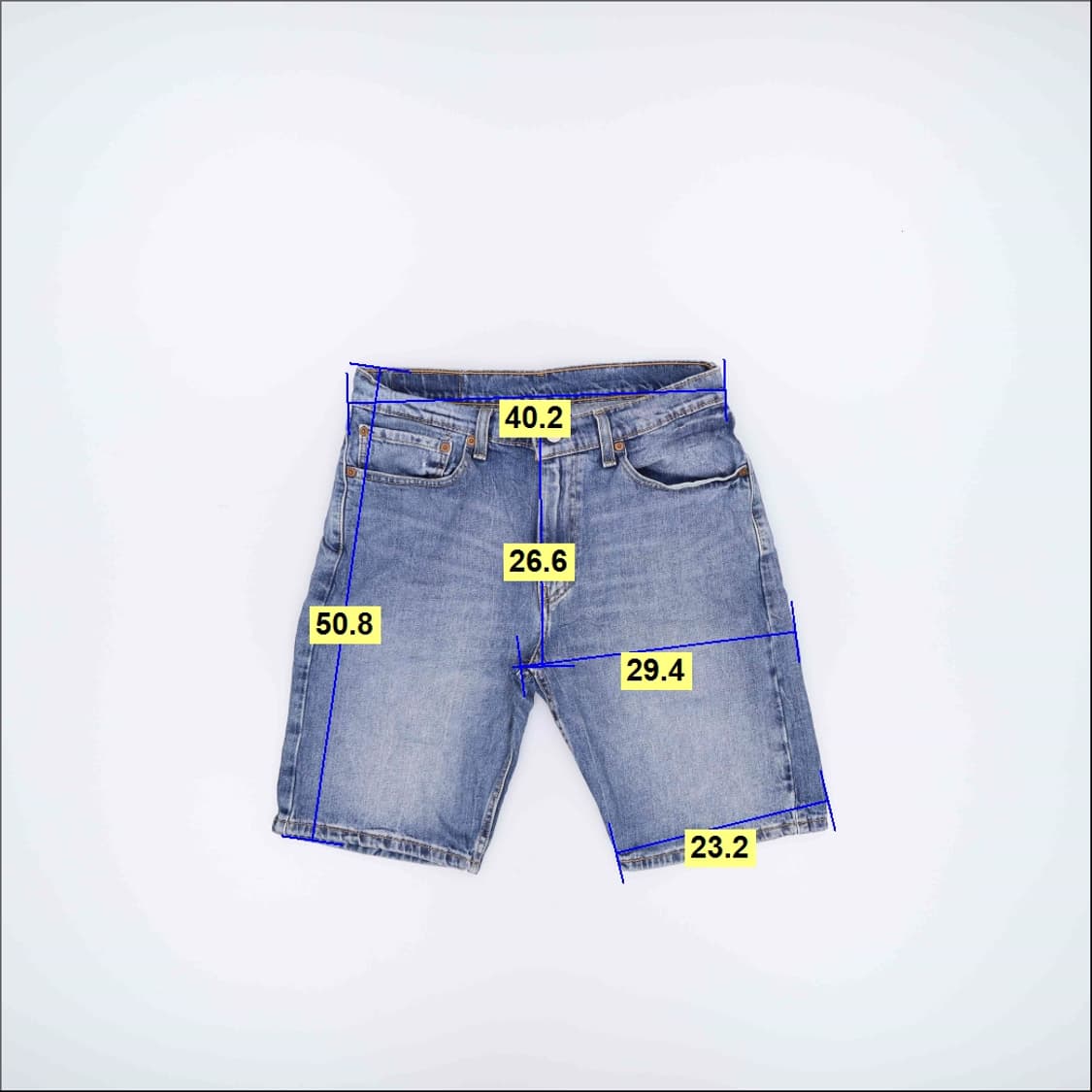 W32 리바이스 505 하프데님 0515H1 상품이미지7