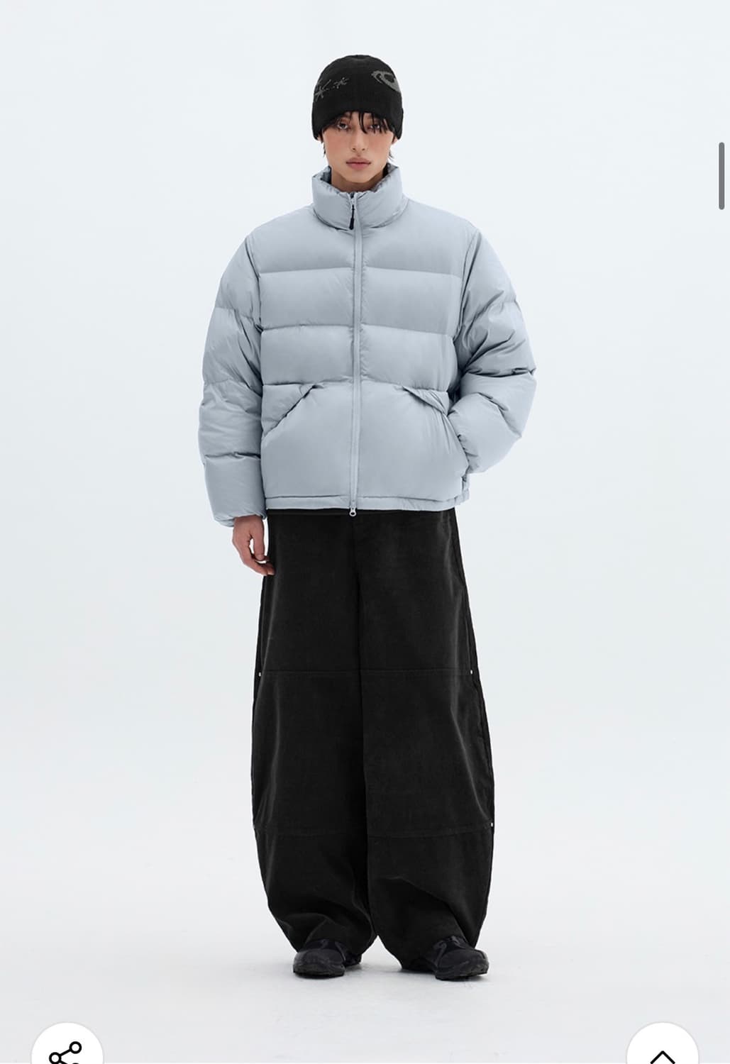 (새상품)(L) 필루미네이트 RDS 아크 덕 다운 패딩 GREY 판매 상품이미지6