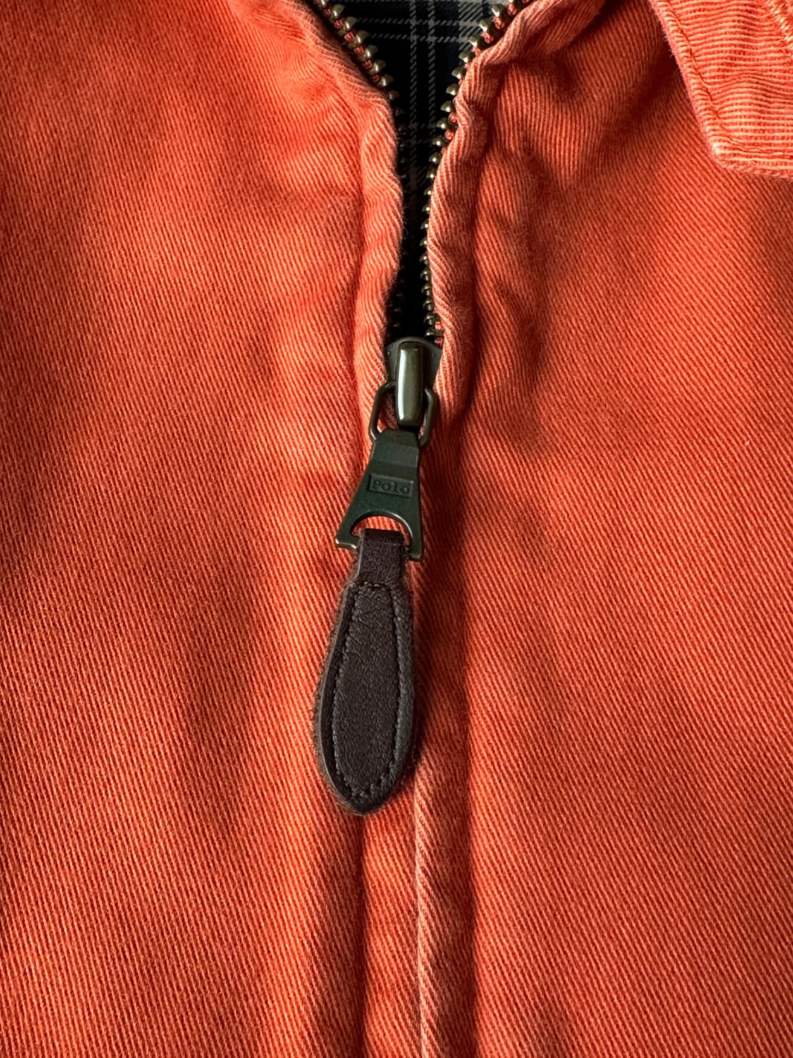 90s 폴로 해링턴 자켓 (100 / 오렌지 / 코듀로이 카라) 상품이미지9