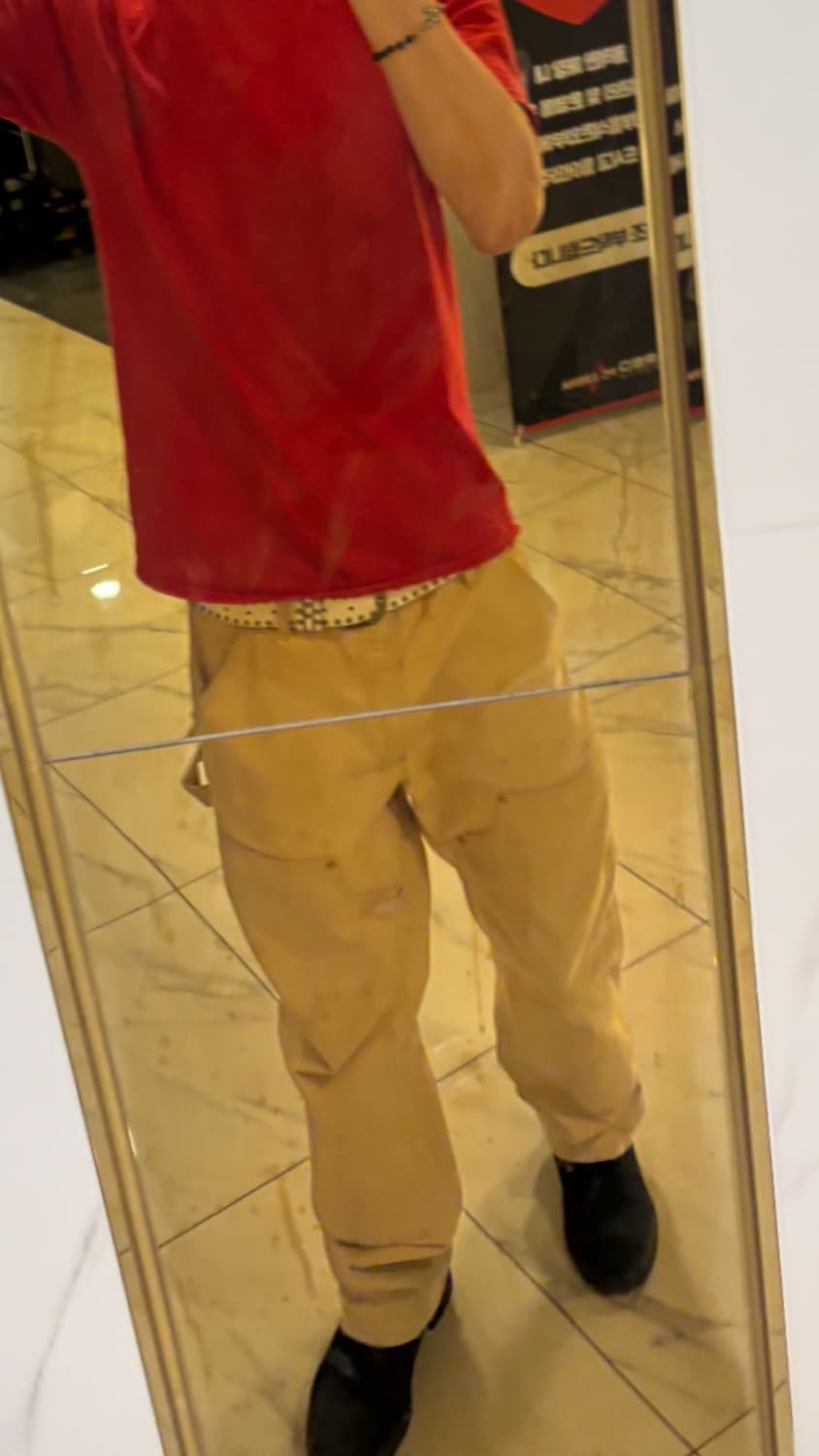 Made in USA 칼하트 더블니 33x32 상품이미지3