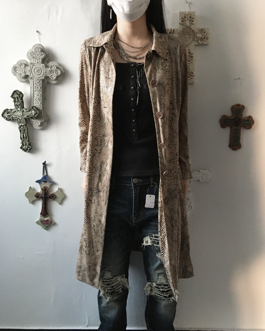 Python pattern jacket 상품이미지5