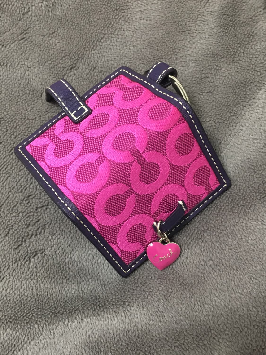 Coach frame pink keyring  상품이미지4
