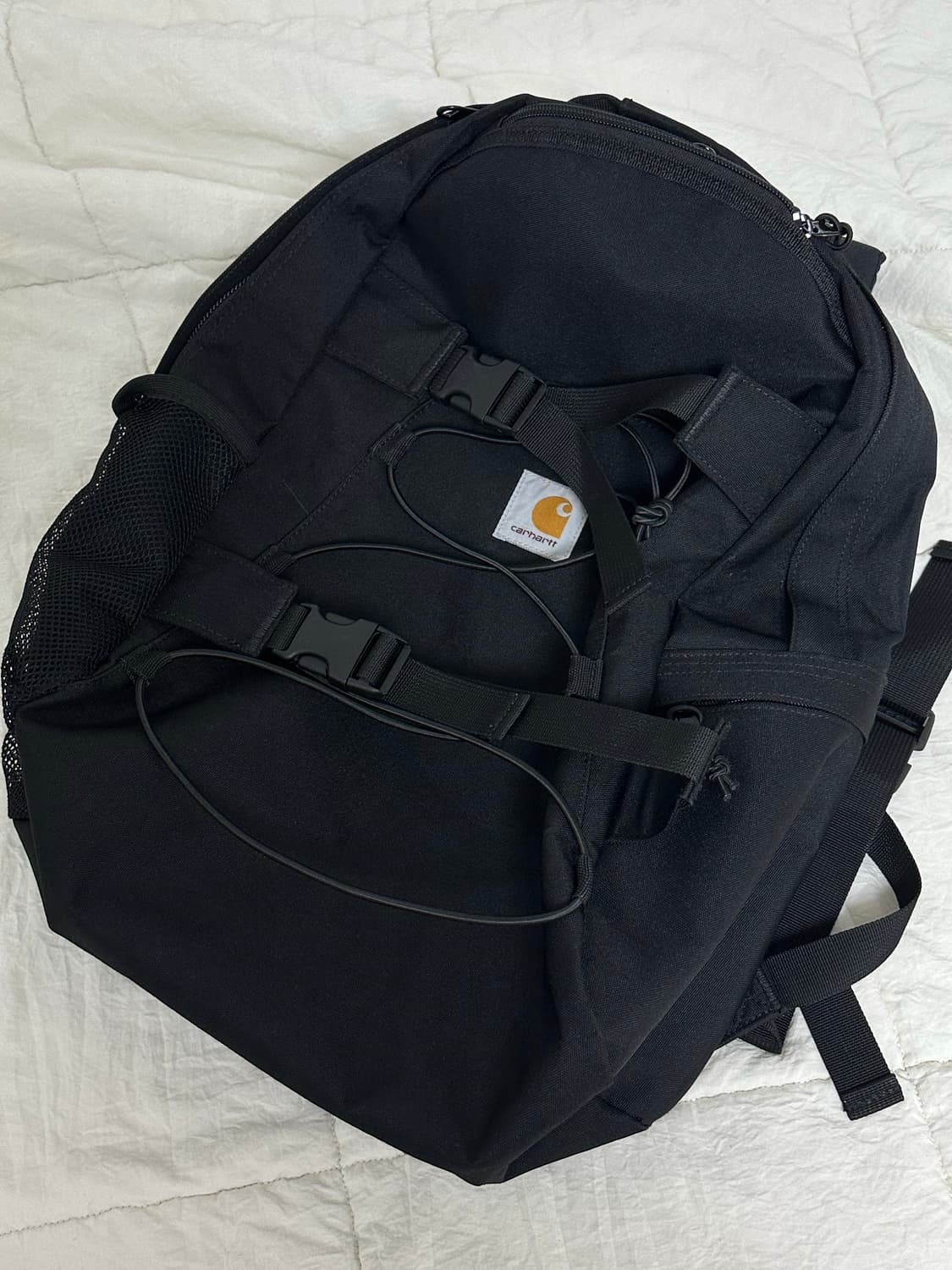 칼하트 WIP 킥플립 백팩 블랙 상품이미지1