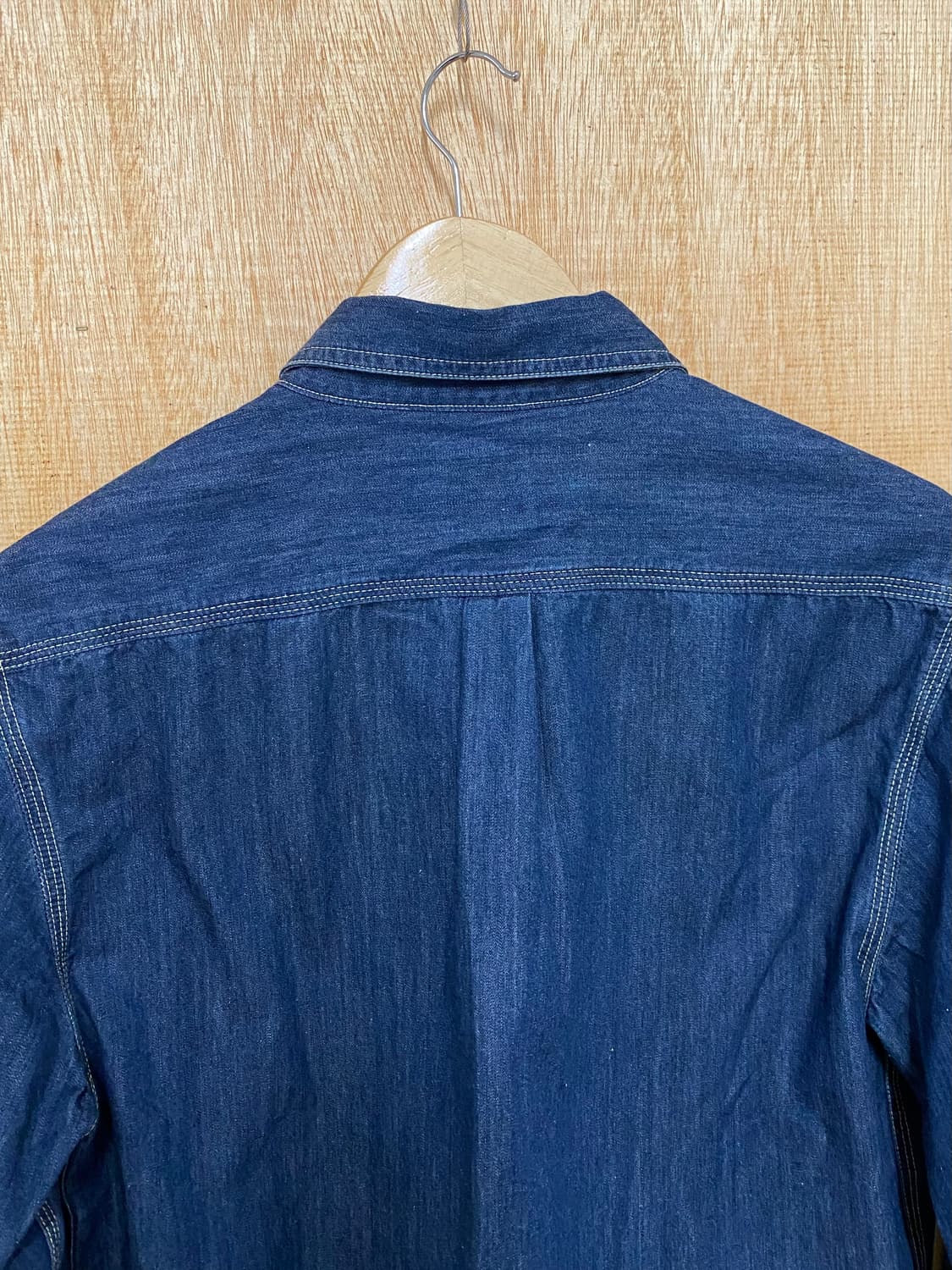 HOUSTON denim shirts 휴스턴 재팬 데님 워크셔츠 상품이미지5