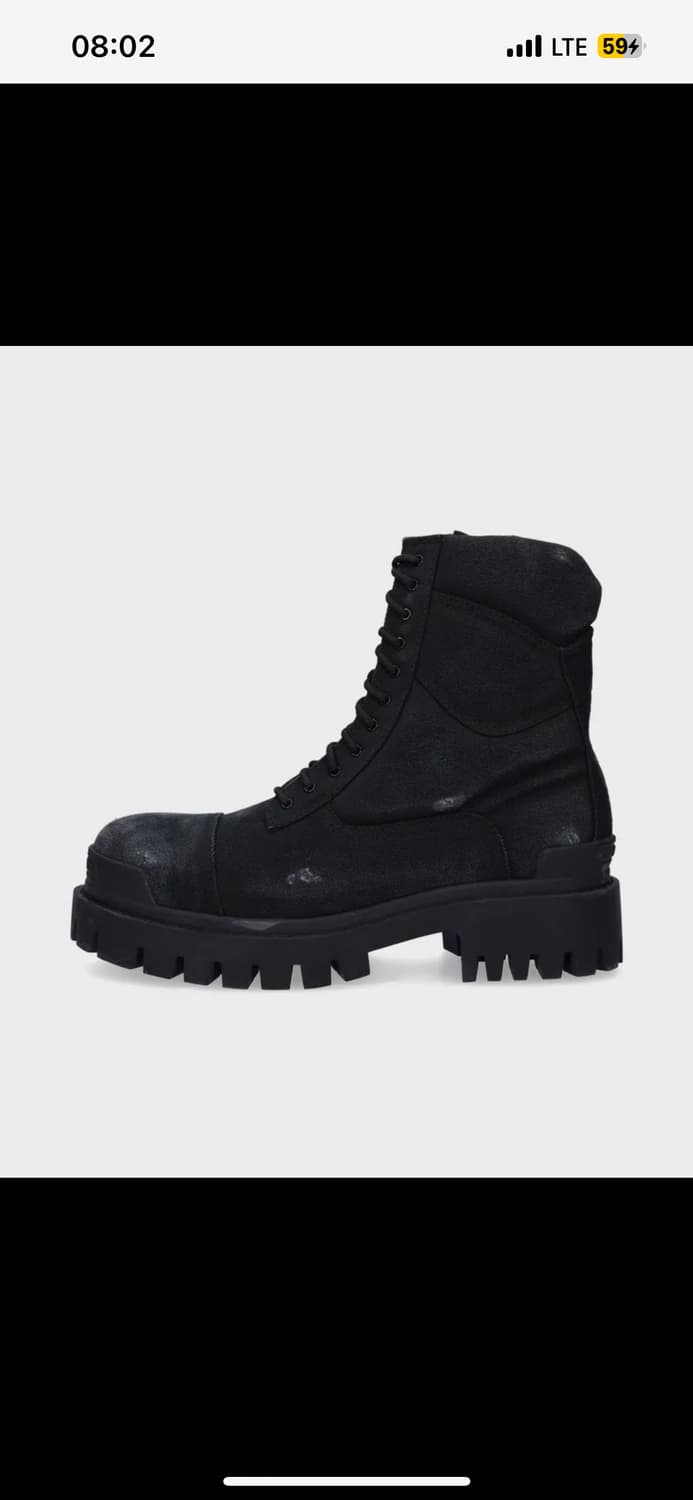 발렌시아가 컴뱃 스트라이크 부츠 39 상품이미지1