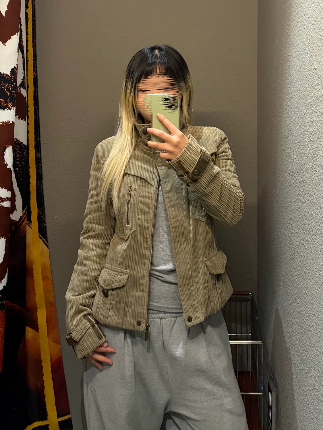 코듀로이 디테일 빈티지자켓 상품이미지3