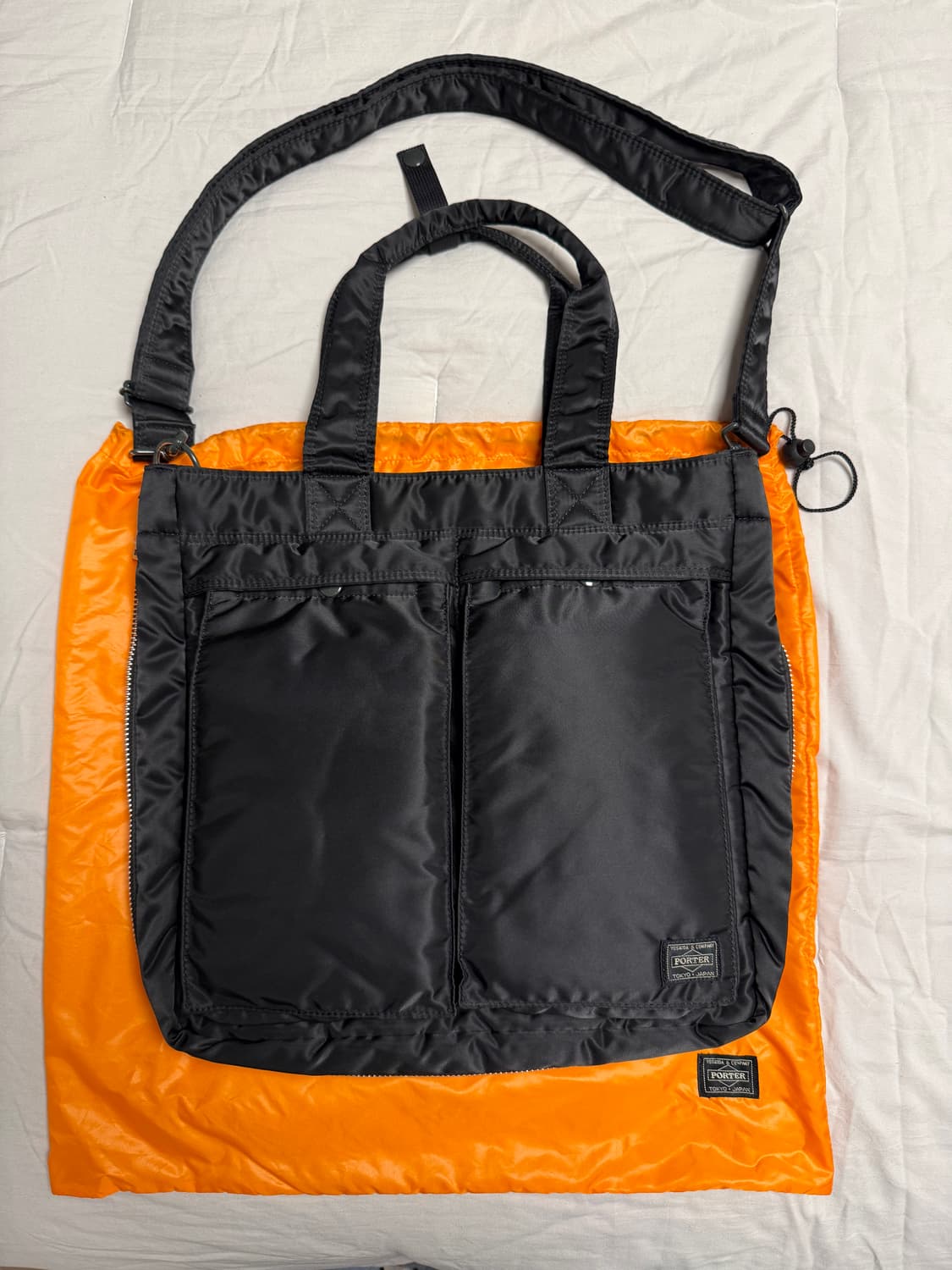 요시다 포터 탱커 투웨이 토트백 블랙 상품이미지1