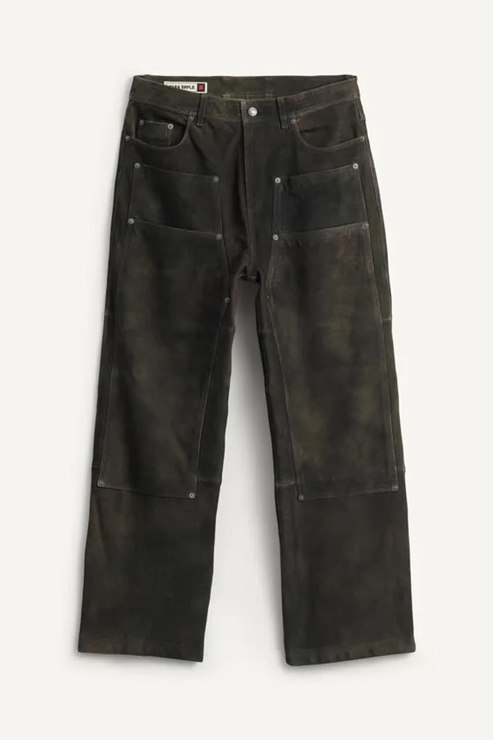 자라 SRPLS SD PNT 13 레더 팬츠 가죽 바지 42(KR 32) 상품이미지1