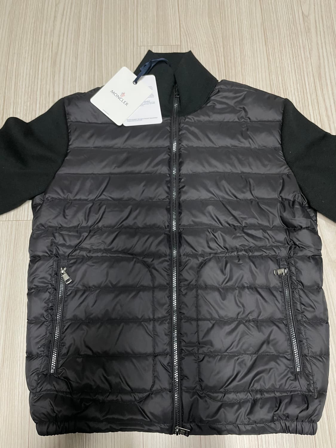 [새상품택O] 몽클레어 니트패딩 패딩울 카디건 상품이미지3