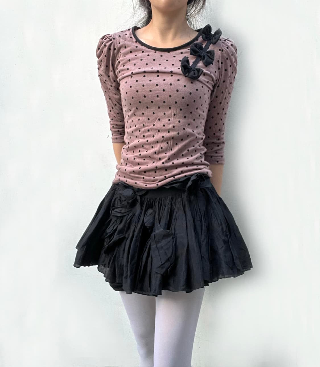 Dot Ribbon Capri Top 상품이미지4