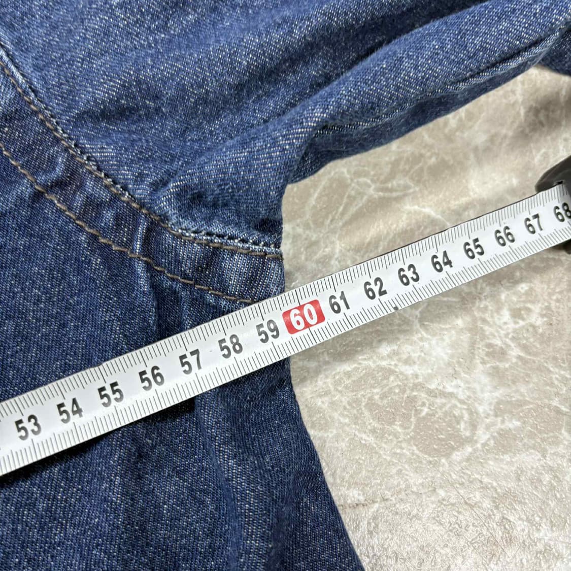 트루릴리젼 포켓 데님 맨즈라인 청자켓(100) 상품이미지6