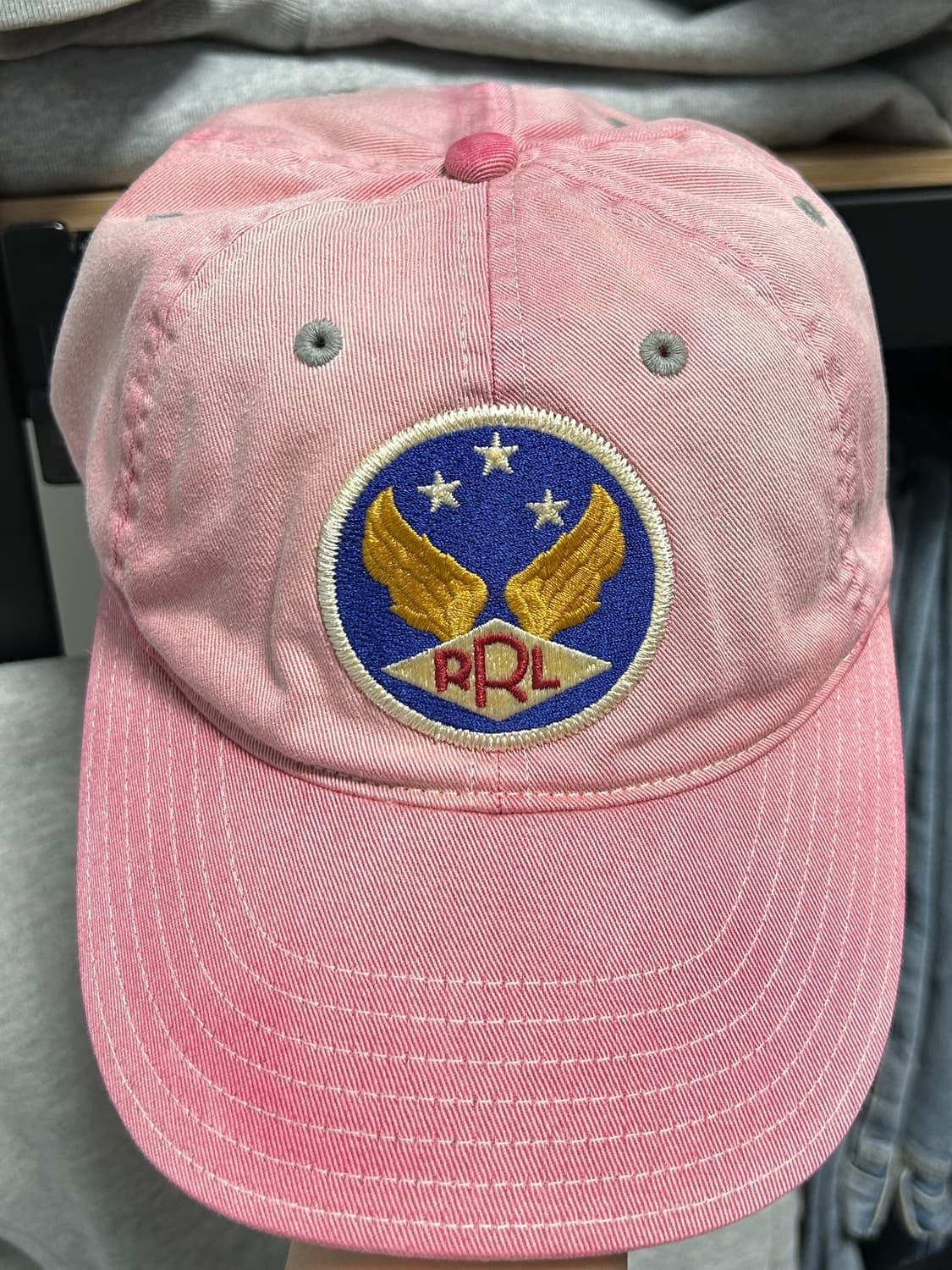 RRL 더블알엘 윙로고 볼캡 레드 상품이미지1