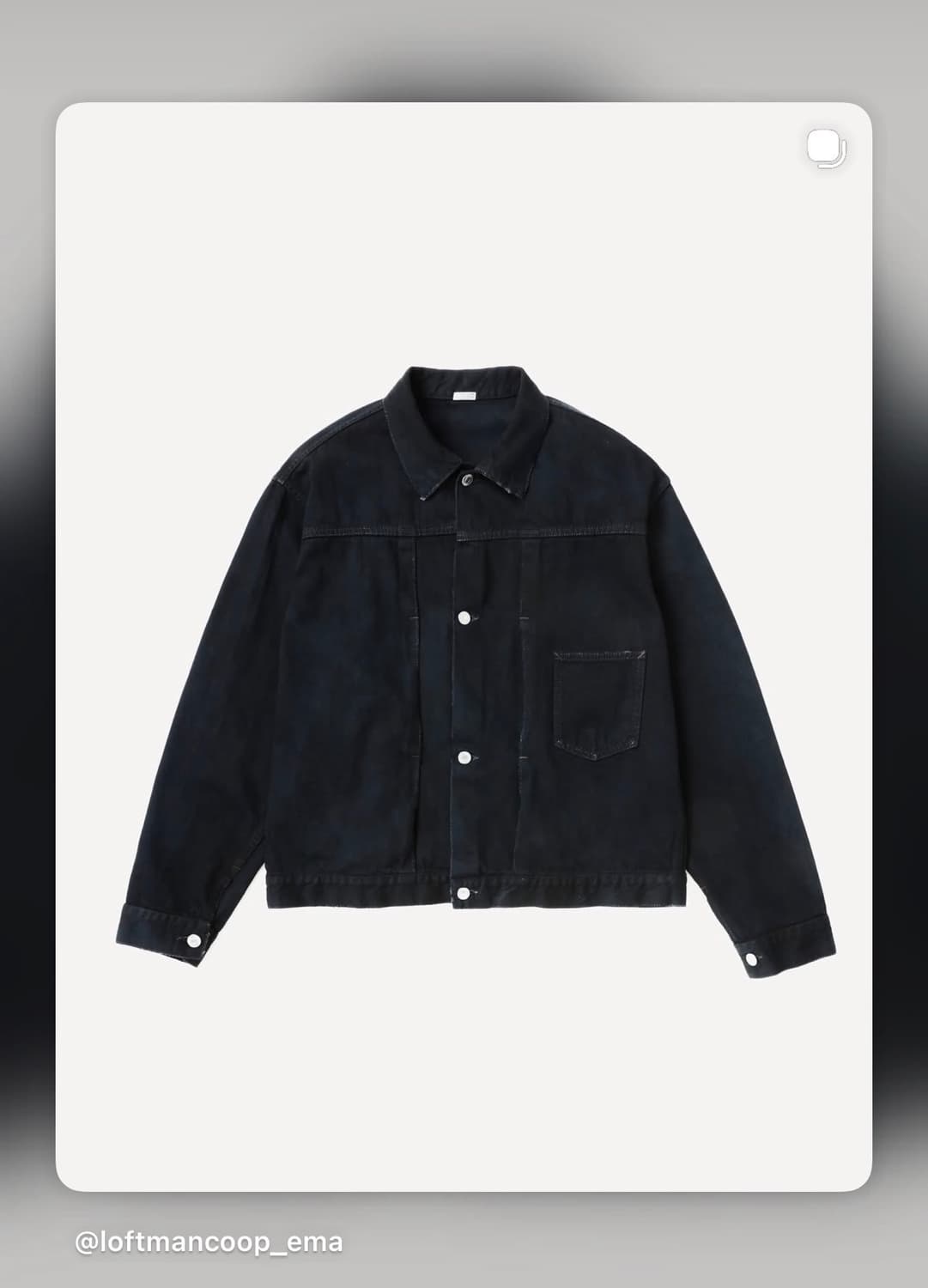 아프레쎄 1st 데님자켓 상품이미지1