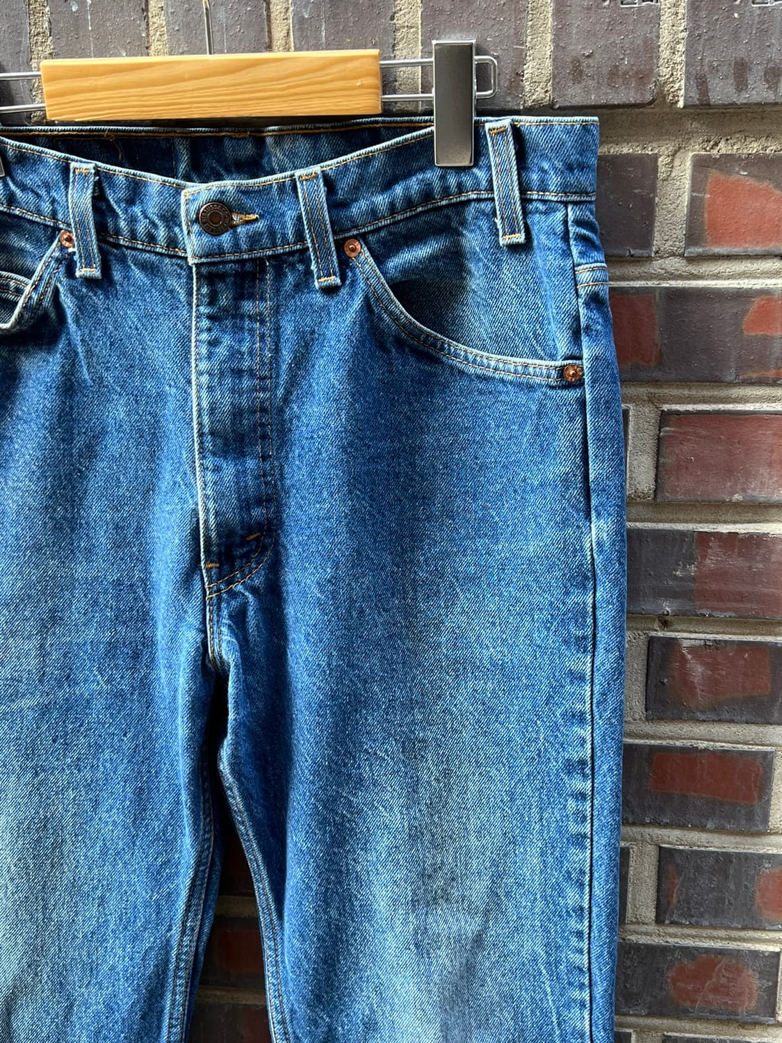 90's [34x31] 리바이스 517 USA 오렌지탭 부츠컷 데님 상품이미지2