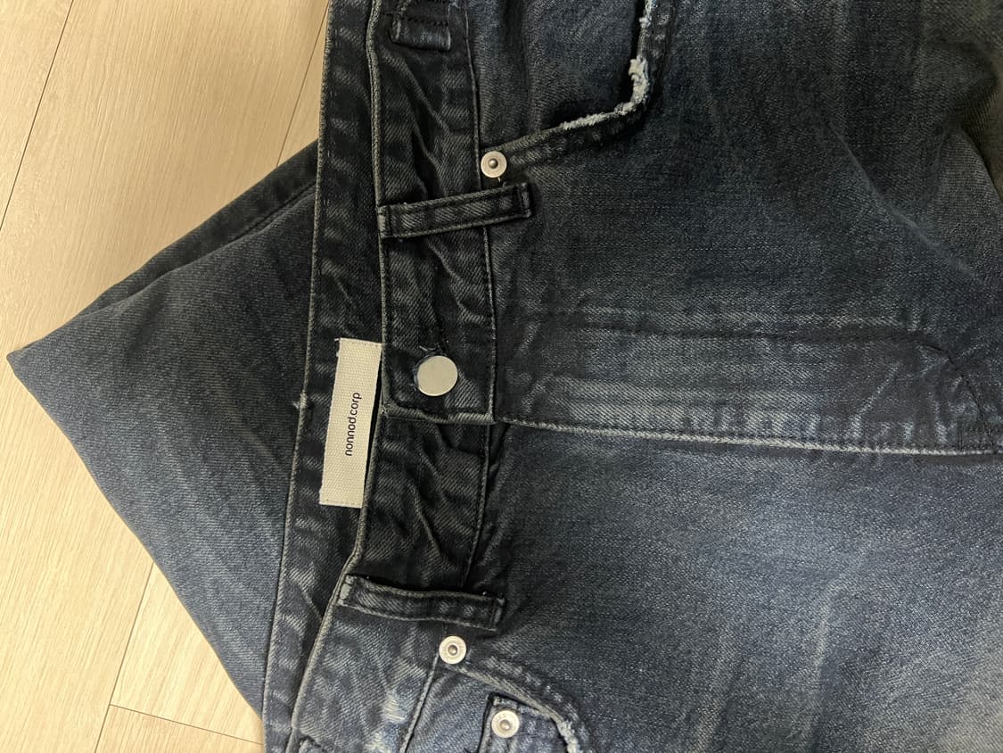 [1]논노드 젠 더티 오일 워시드 데님 상품이미지2