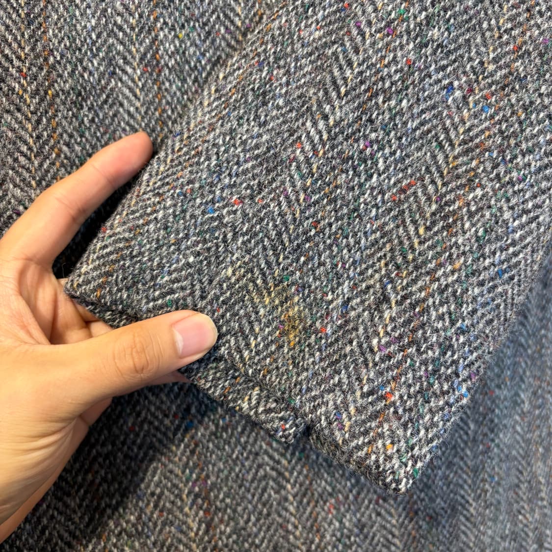 빈티지 해리스트위드 울 자켓 상품이미지10