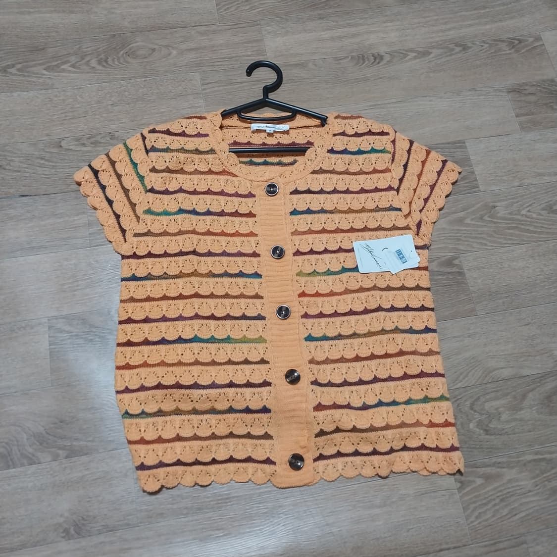 미사용 니트 가디건 여성 프리 일본판  상품이미지1