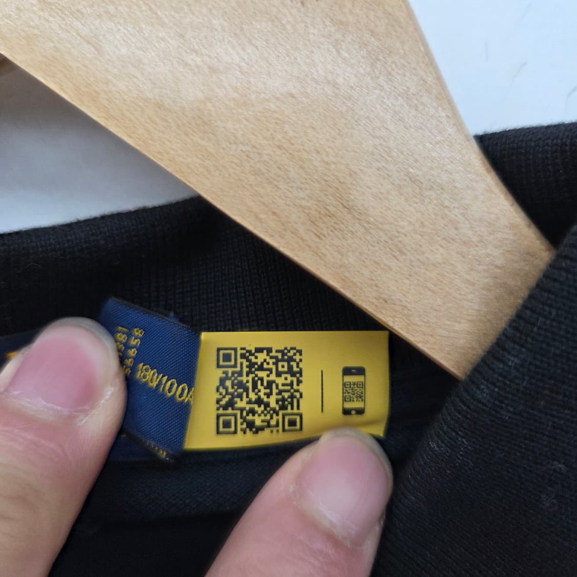 폴로 랄프로렌 블랙 반팔 카라티 남성L 상품이미지5