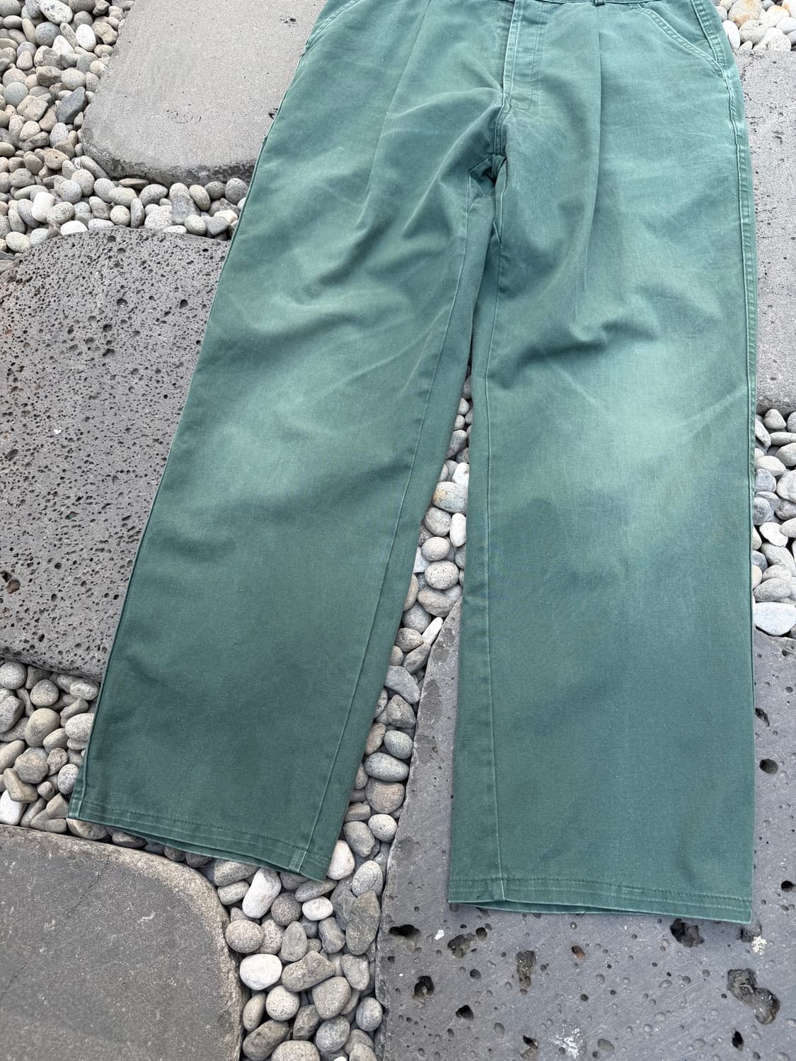 1980s L.M.A FRENCH WASHED 프렌치워크 와이드팬츠 상품이미지6