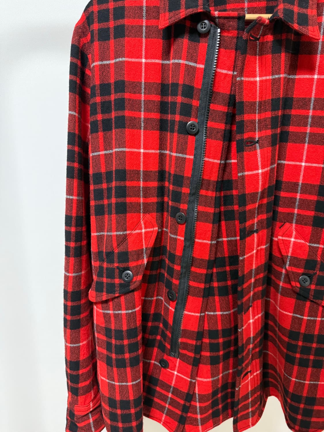 Comme des garcons homme 플란넬 셔츠 자켓 상품이미지4