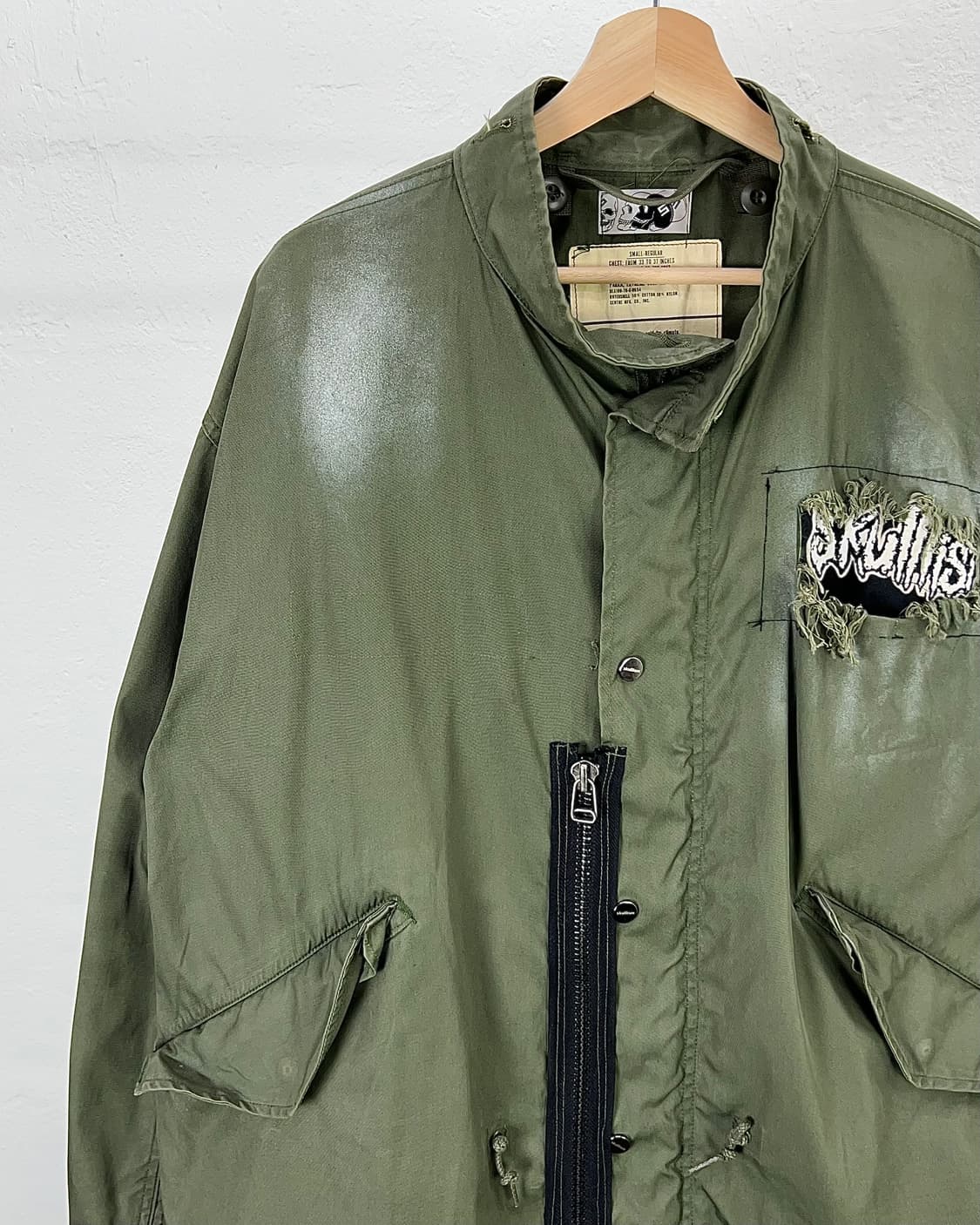 스컬리즘 M65 리메이크 마릴린 워크 패치 야상 자켓 상품이미지2