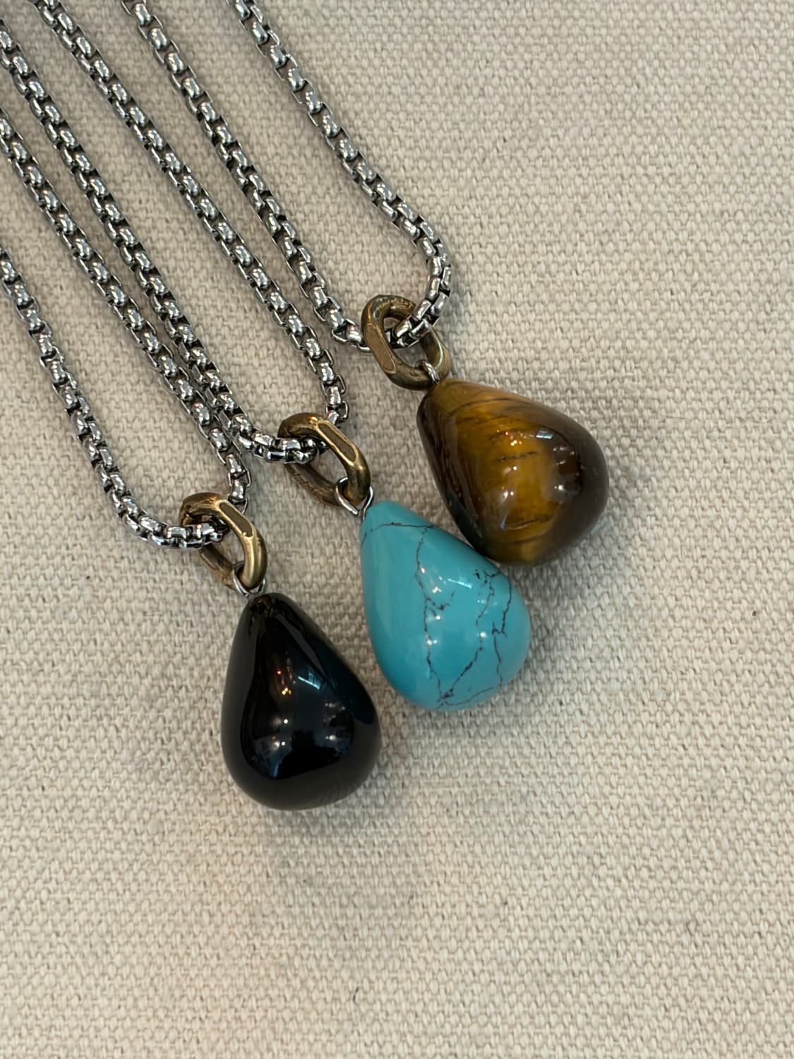 Turquoise Drop Surgical Necklace 상품이미지3