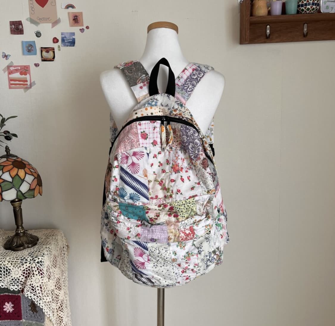빈티지 패치워크 백팩 상품이미지1