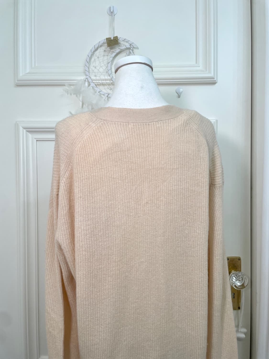 coral basic loose over cardiagn&lace sli 상품이미지4